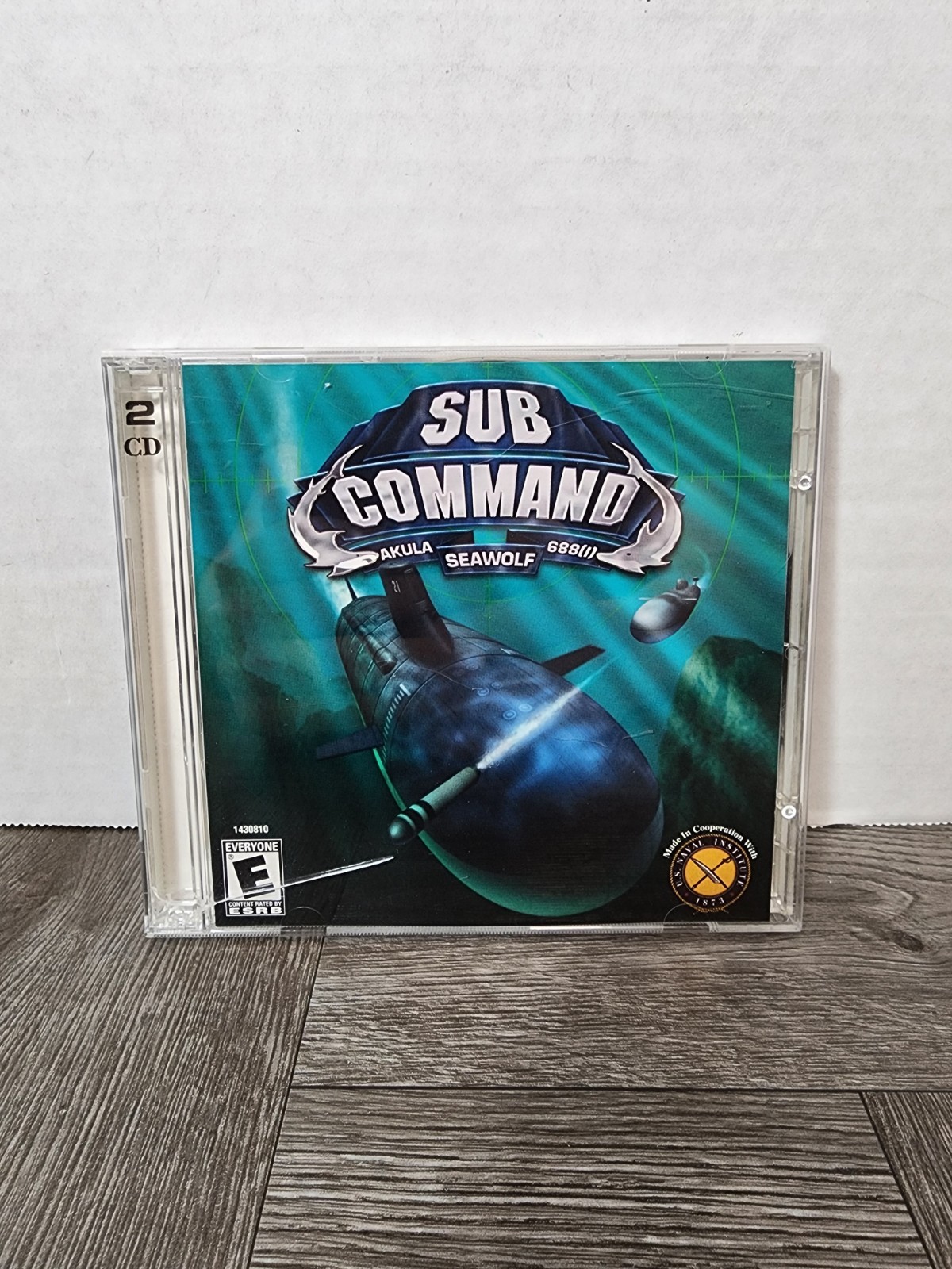 Sub Command Seawolf CD Rom PC Computer Game US Naval Institute 1873 EA Games