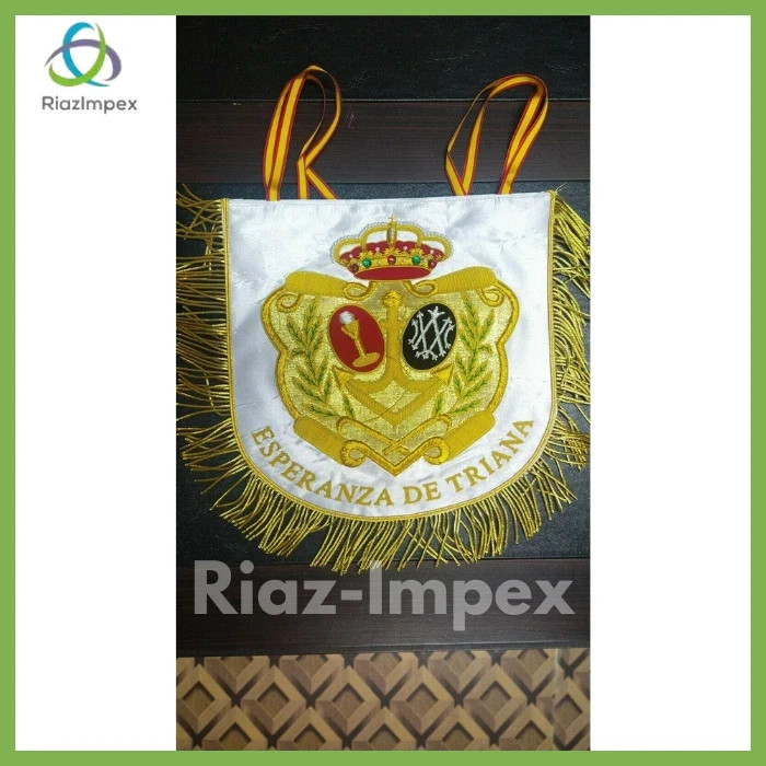 Esperanza de Triana Band Group Family Crest Hand Embroidered Banner