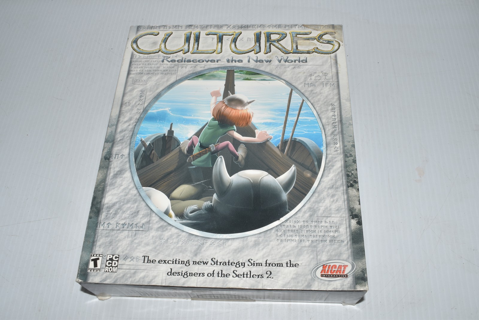 Cultures: Rediscover the New World - 2001 PC CD Game, Big Box  (YAR57)
