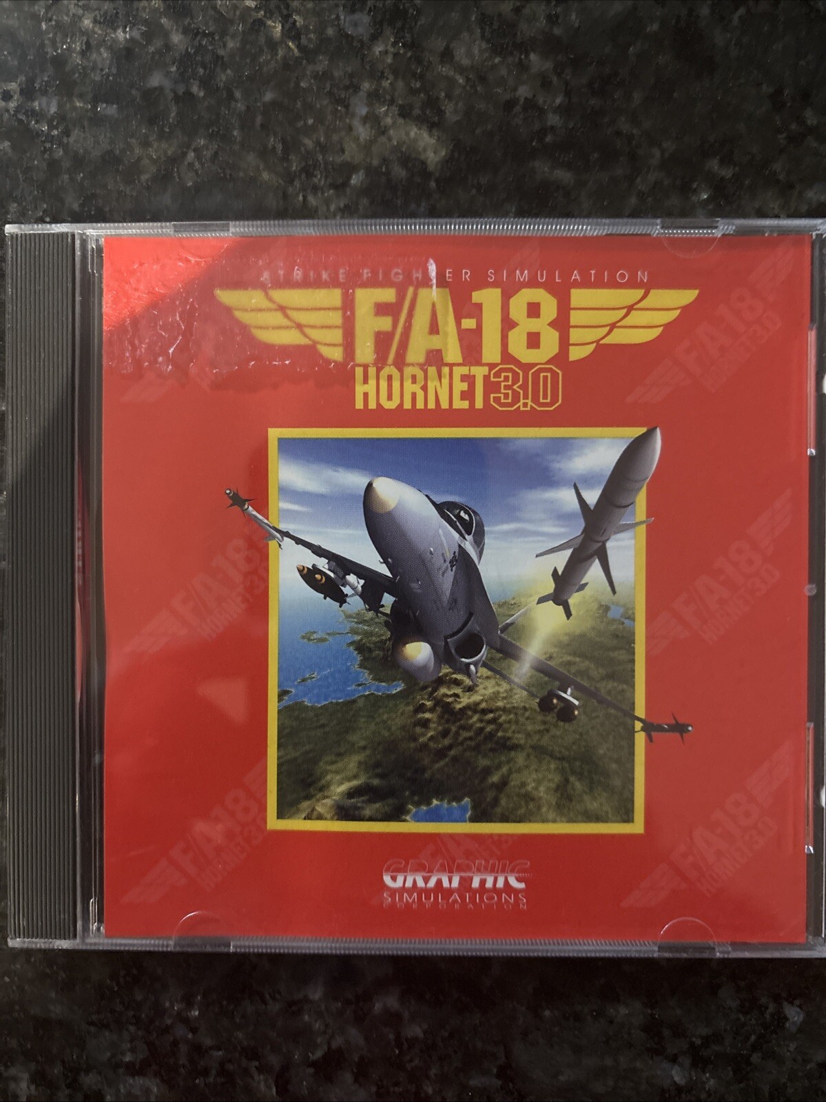 F/A-18 Hornet 3.0 Combat Flight Sim Game for Windows 95 PC Game - GREAT SHAPE