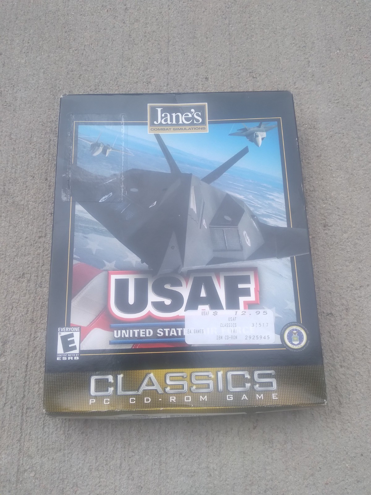 Vintage Jane's USAF Combat Simulations PC Game United States Air Force