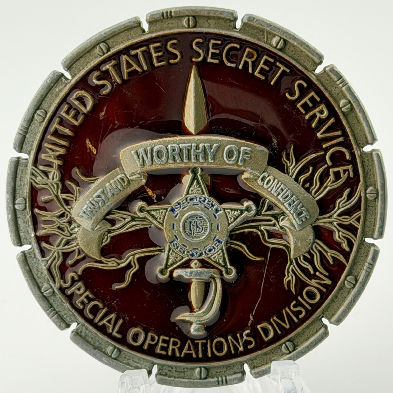 US Secret Service HAMMER SOD Special Operations Challenge Coin USSS 1.88 Inch
