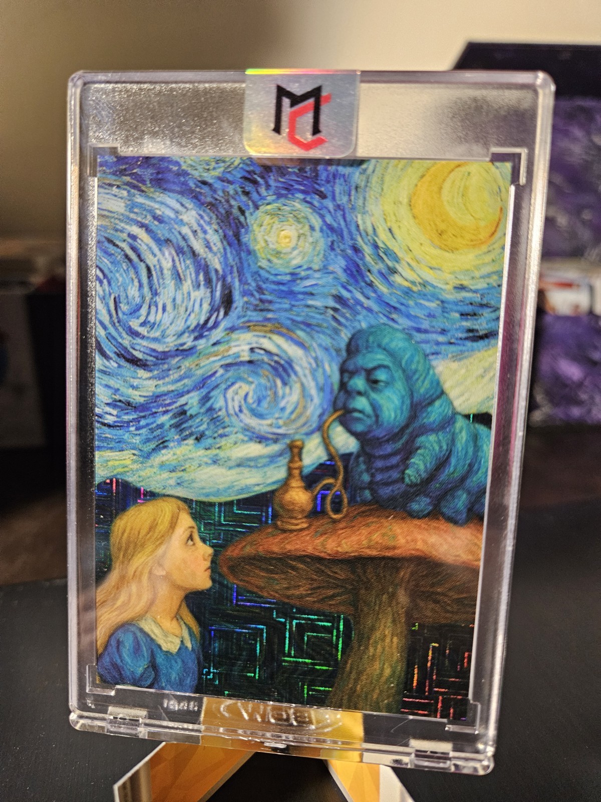 The Starry Night Encounter Masterpiece Cards Alice in Wonderland Escher Foil /99