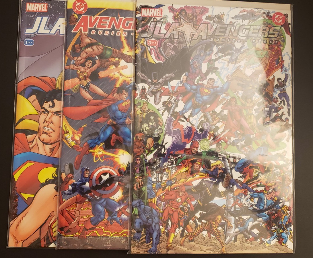 JLA VS. Avengers # 1 #2 #3 (2003) 3 Book Set DC Marvel George Perez NM +