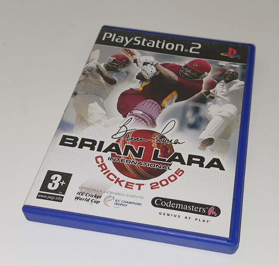 Brian Lara International Cricket Playstation 2 PS2 - Game -Case - Manual - PAL