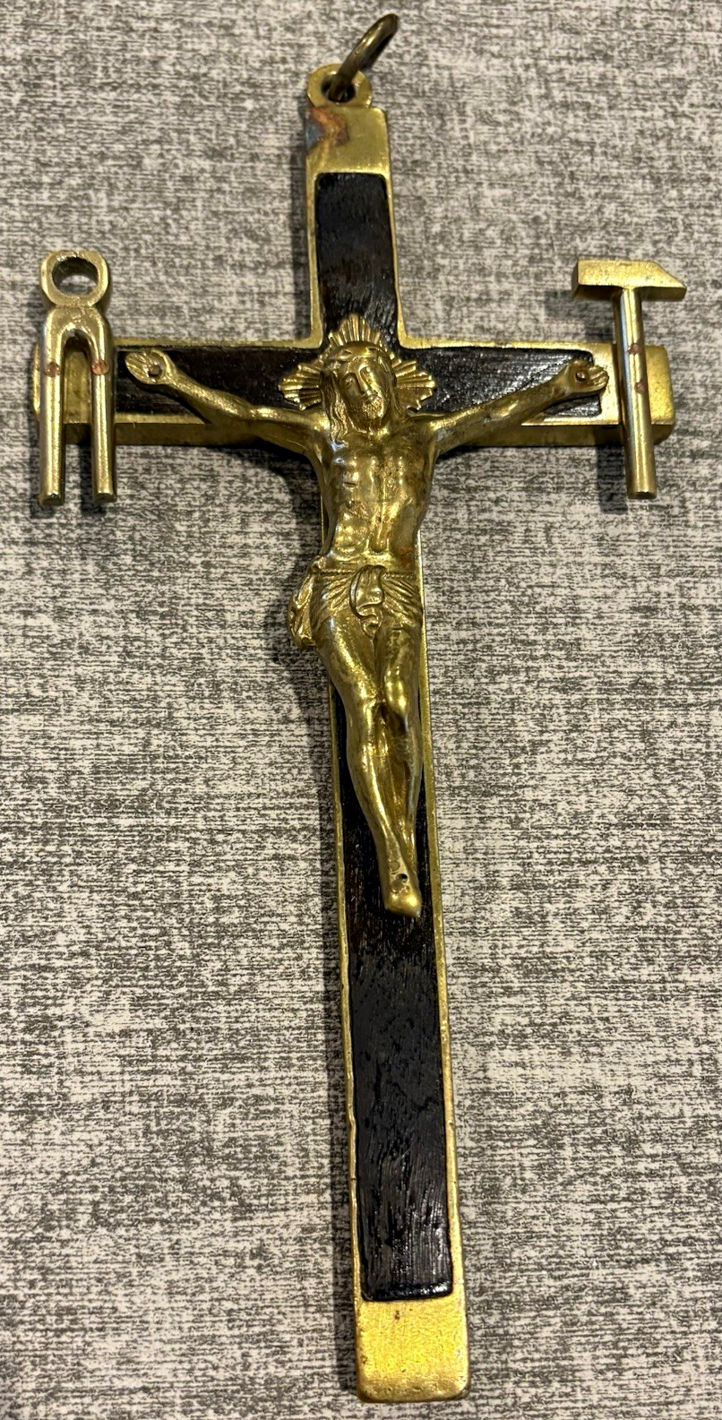 Rare Antique La Salette Missionaries Profession Pectoral Crucifix