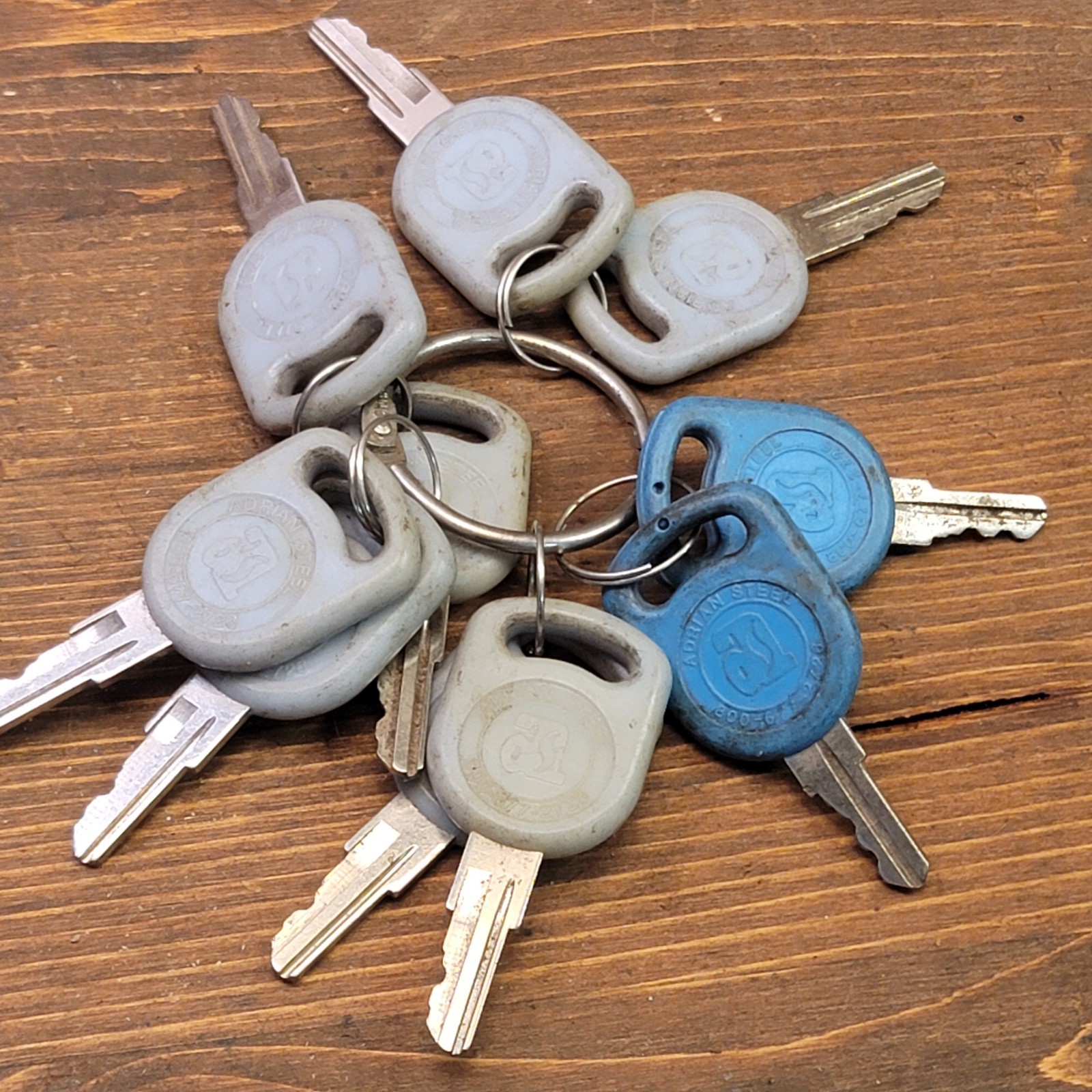 Lot of 10 Numbered Keys (8) CH502 (2) CH751 Adrian Steel