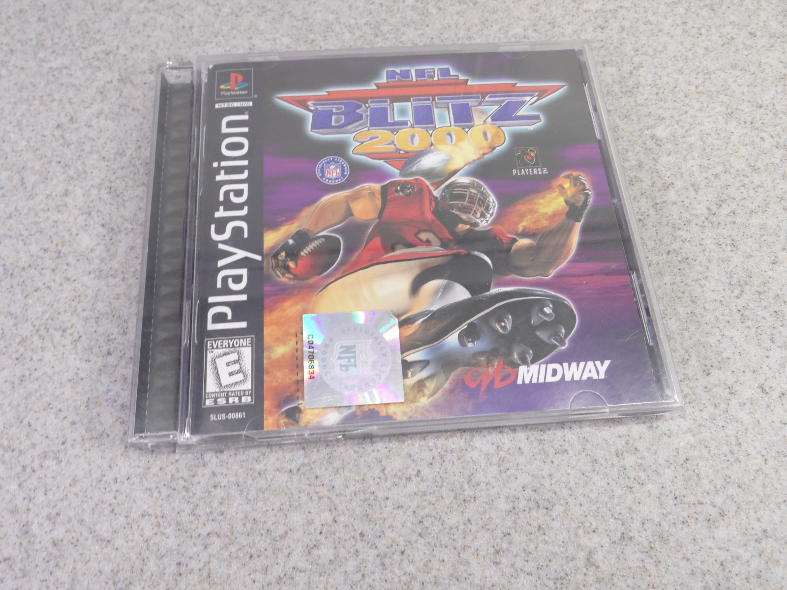 NFL Blitz 2000 (Sony PlayStation 1, PS1) CIB - Authentic Black Disc