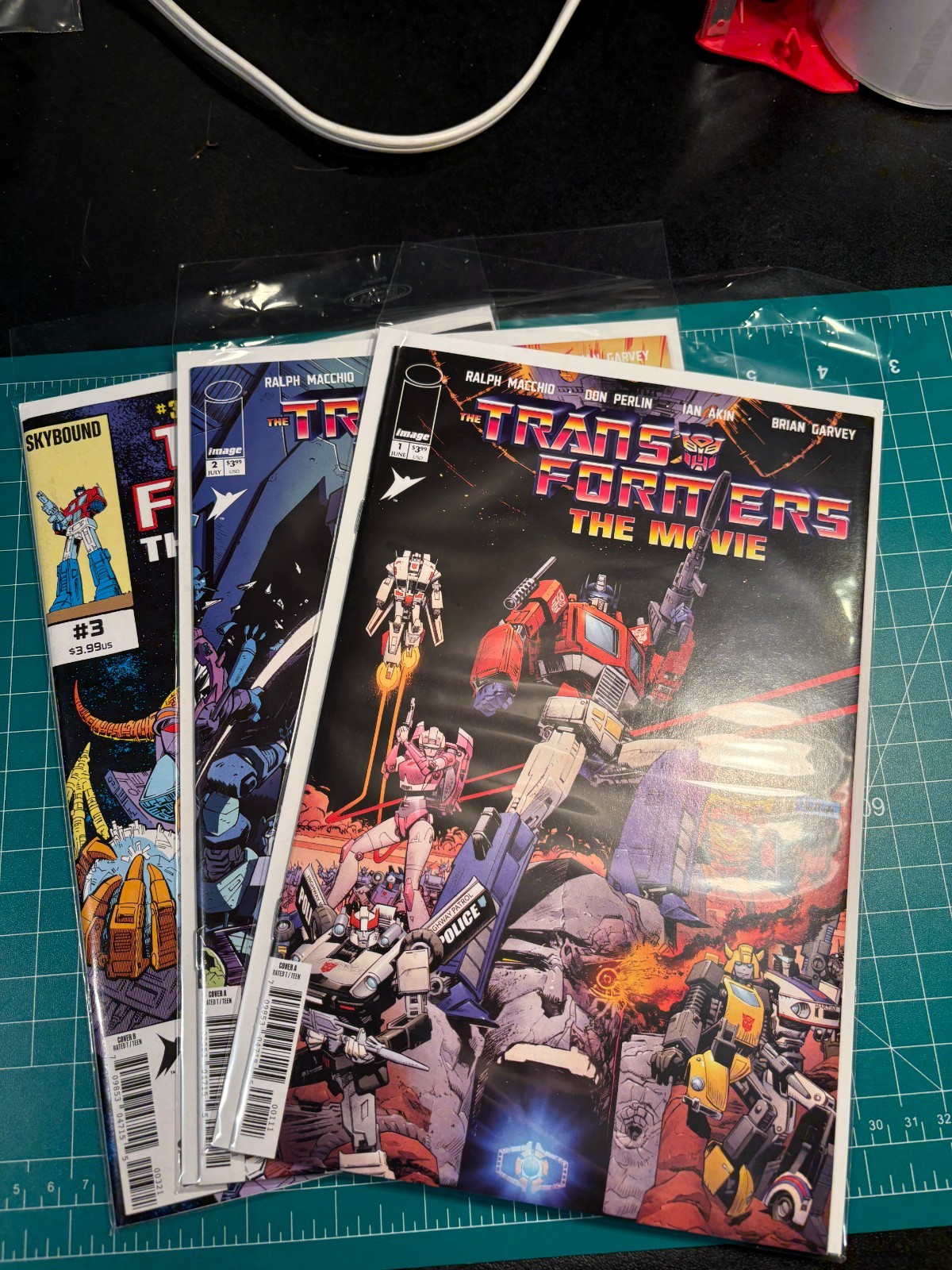 Transformers The Movie 1 2 3 40th Anniversary Comic Set Image Skybound 1-3