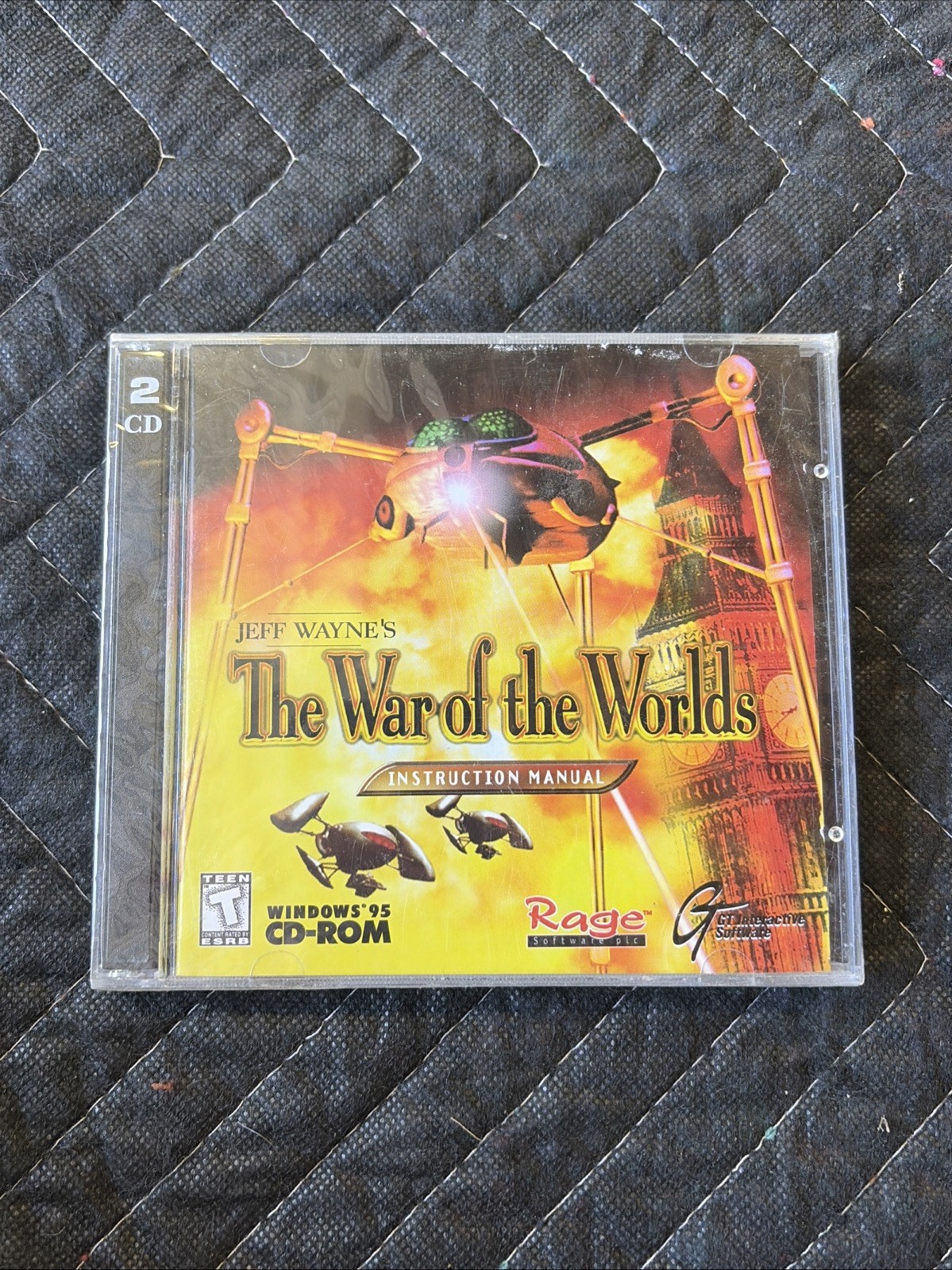Jeff Wayne's The War of the Worlds PC CD-ROM 2 Disc Complete Manual SEALED NEW