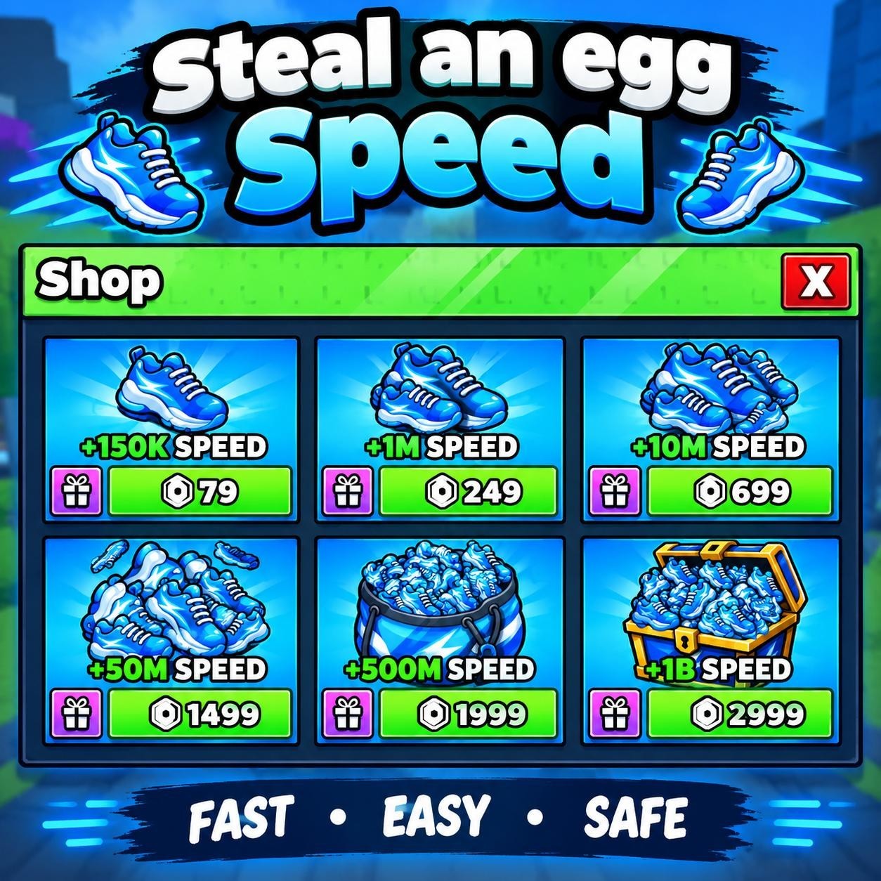 Steal an Egg Speed - FAST CHEAPEST