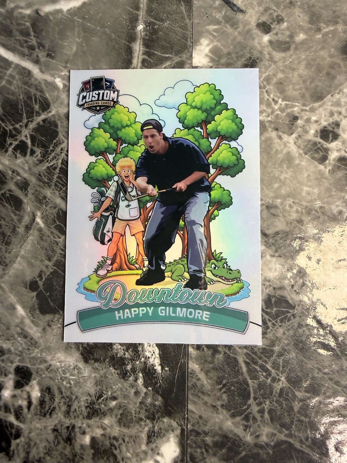 Custom Happy Gilmore Downtown Trading Card