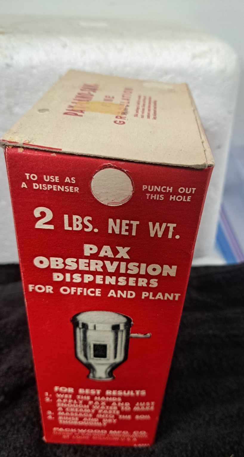 Vintage Pax Lano Sav Skin Cleanser by Calgon 5# Box NOS