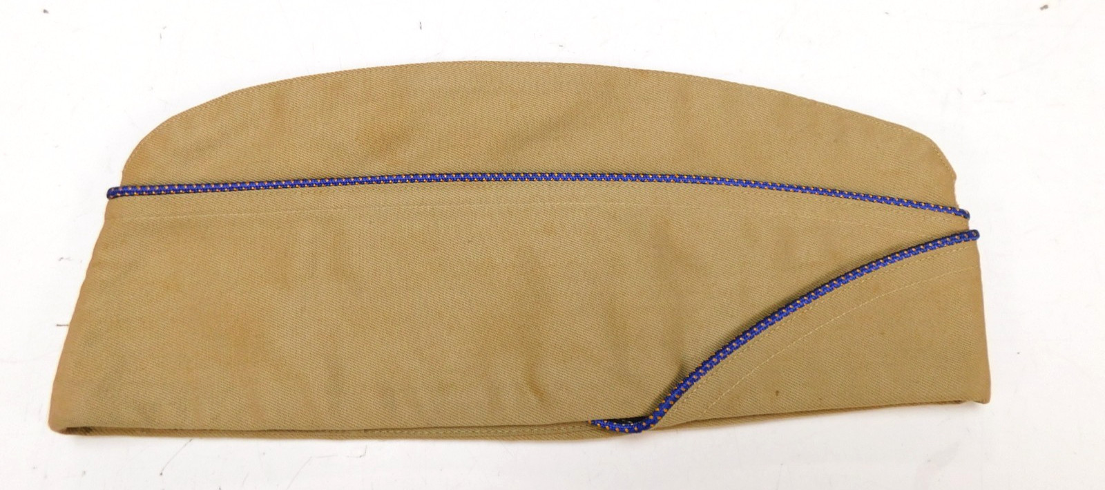 WWII US Army Air Force Aviation Cadet Garrison Cap 7 3/8 Khaki Uniform Hat USAAF