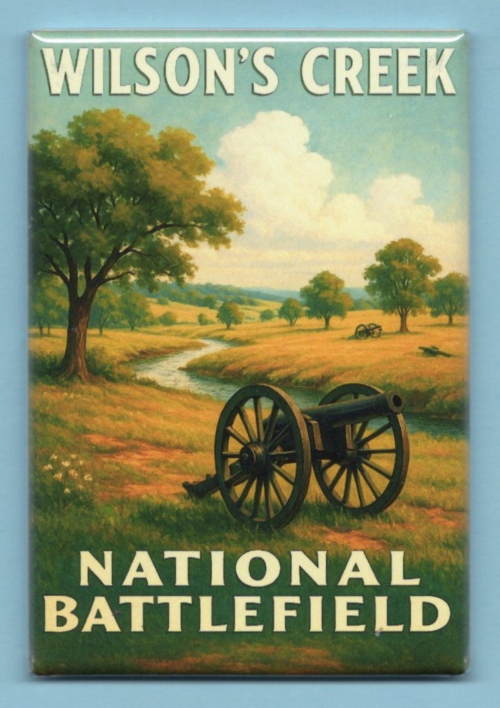 WILSONS CREEK NATIONAL BATTLEFIELD *2X3 FRIDGE MAGNET* CIVIL WAR MISSOURI ARMY