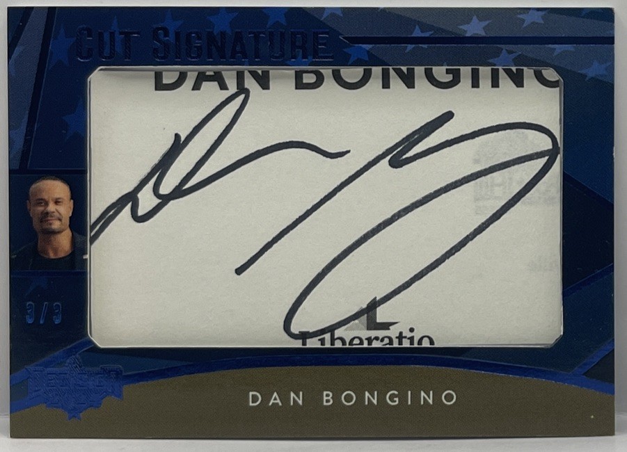 2024 Decision Dan Bongino Cut Signature Auto Autograph #3/3 Foil Signed