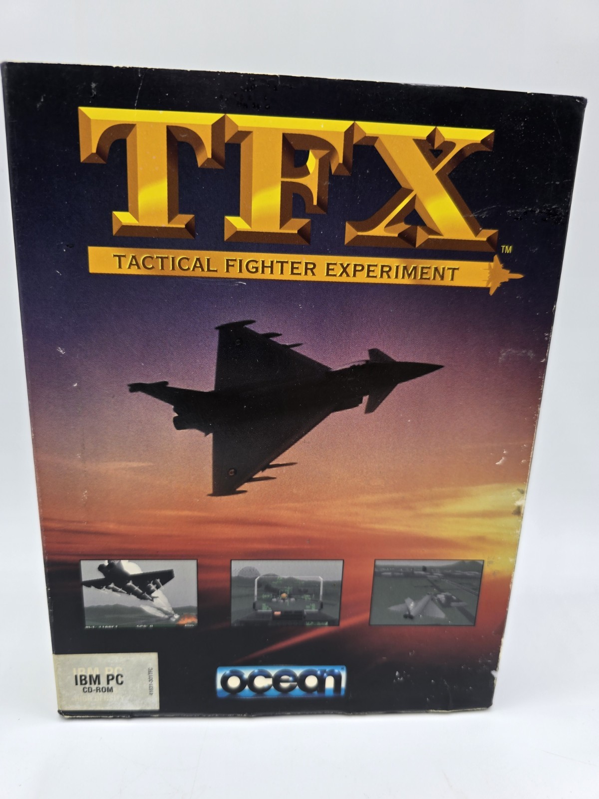 TFX Tactical Fighter Experiment PC Big Box IBM CD