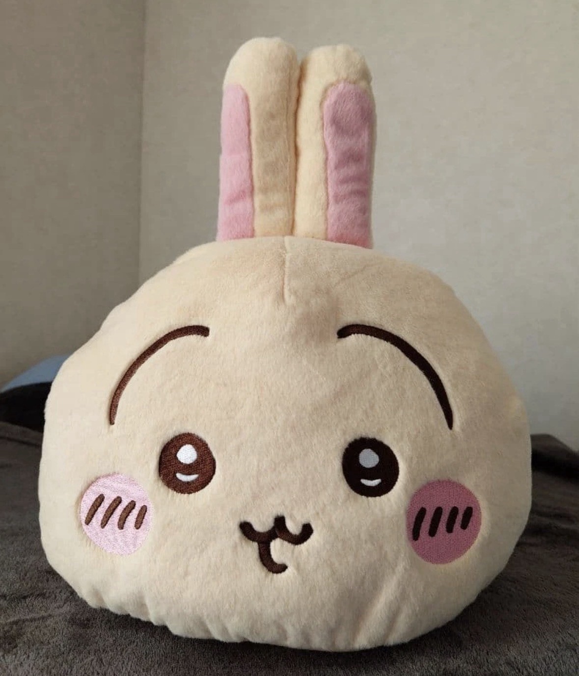 Chiikawa Usagi Rabbit Face Dome Cushion 30cm x 37cm Big Plush NWT - US Seller