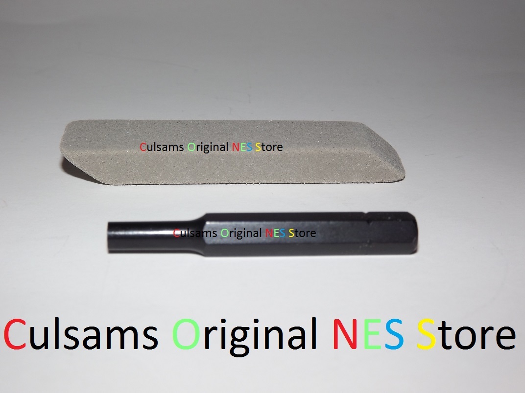Nintendo NES 3.8mm Security Bit with Retro Game Contact Cleaning Eraser Kit