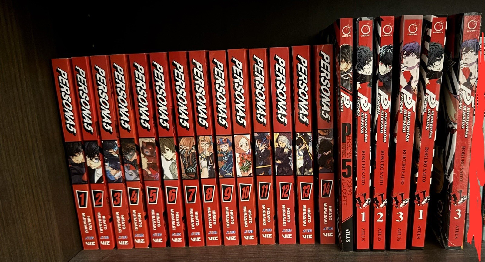 Persona 5 Manga Lot 20 Books Vol 1-14 Mementos Mission B&N Exclusives Posters