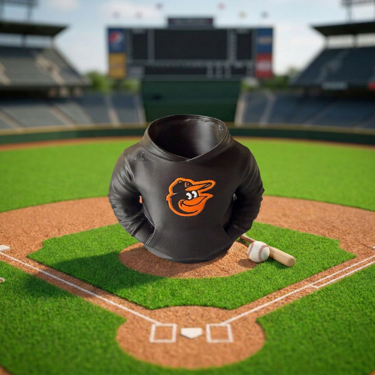 Baltimore Orioles Baseball Sweatshirt Pen Holder