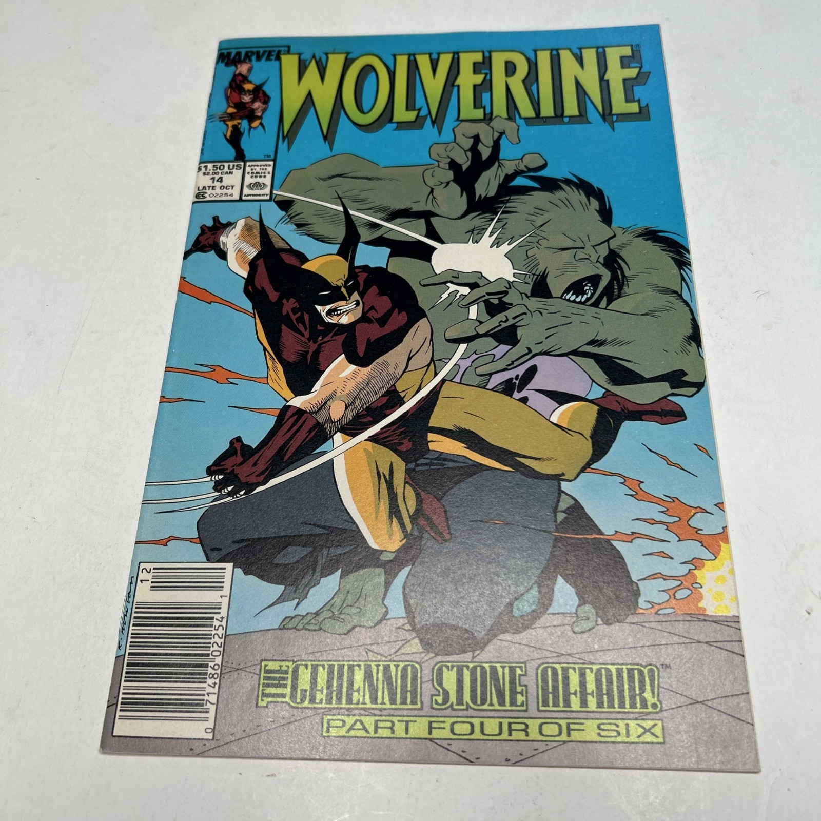 WOLVERINE #14 Marvel 1989 NEWSTAND HIGH GRADE MARVEL COMIC BOOK🔥🔥🔥