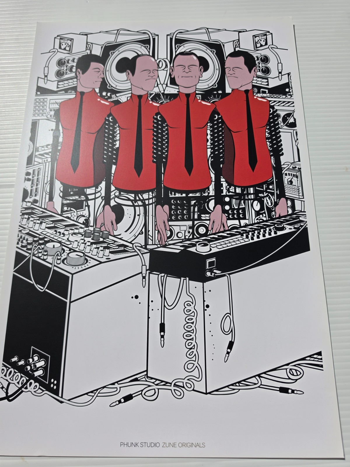 Microsoft Zune Originals PHUNK Studio 2007 Artist Promo Poster Rare