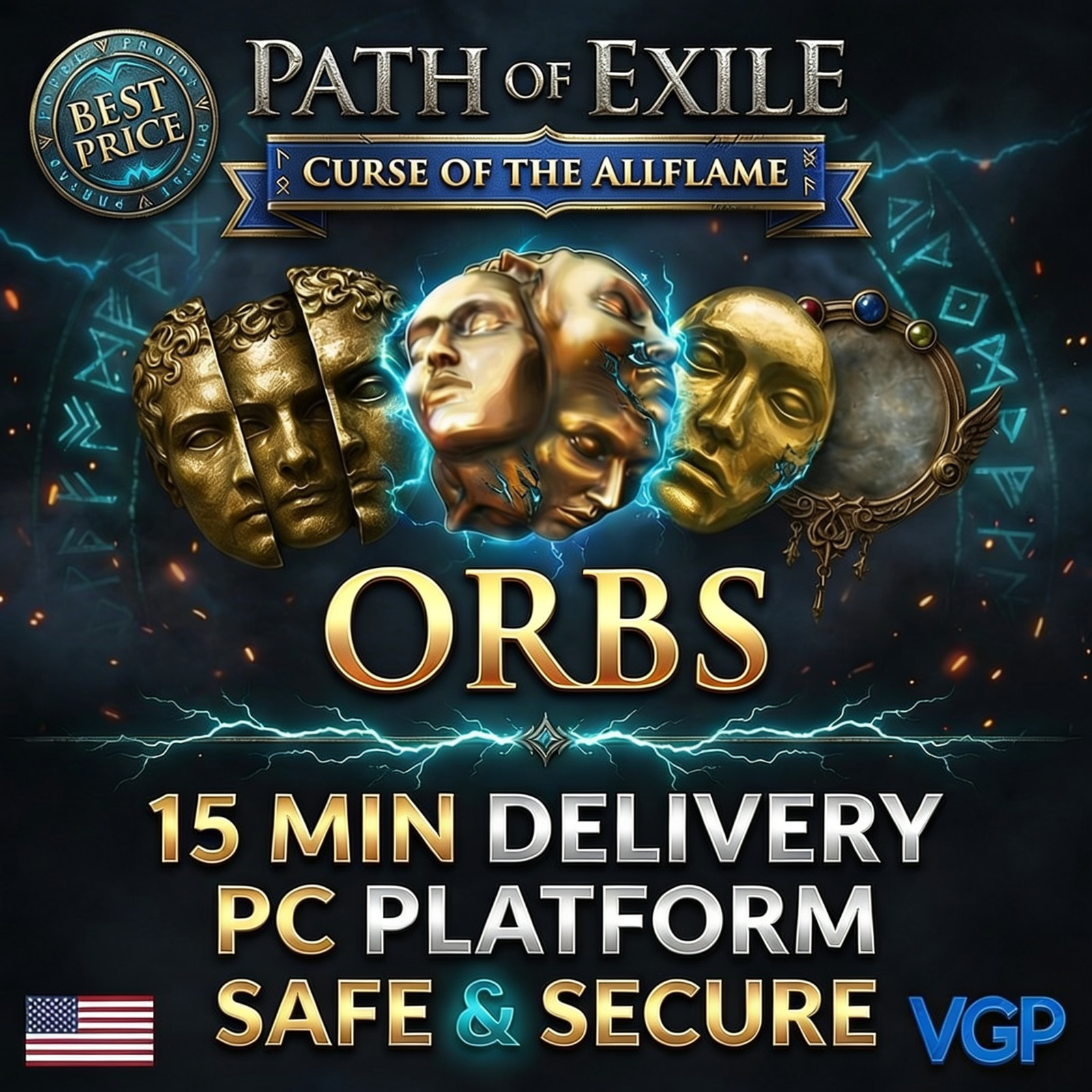 🔥Path of Exile 1 | Divine Orbs | ALLFLAME | PoE Divines | Softcore | PC 🔥