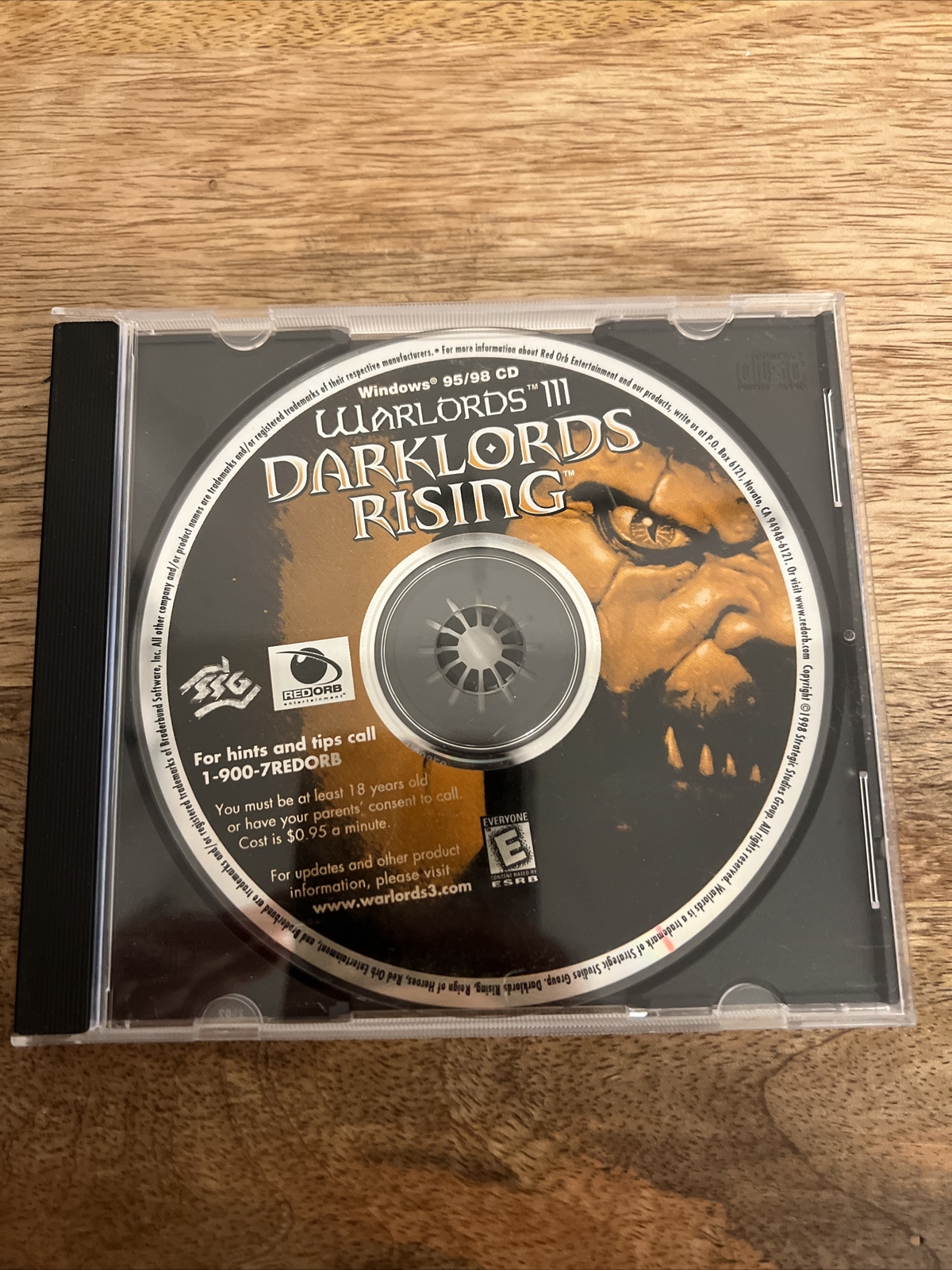 Warlords 3 Darklords Rising Video Game E-Everyone Pc CD-ROM 