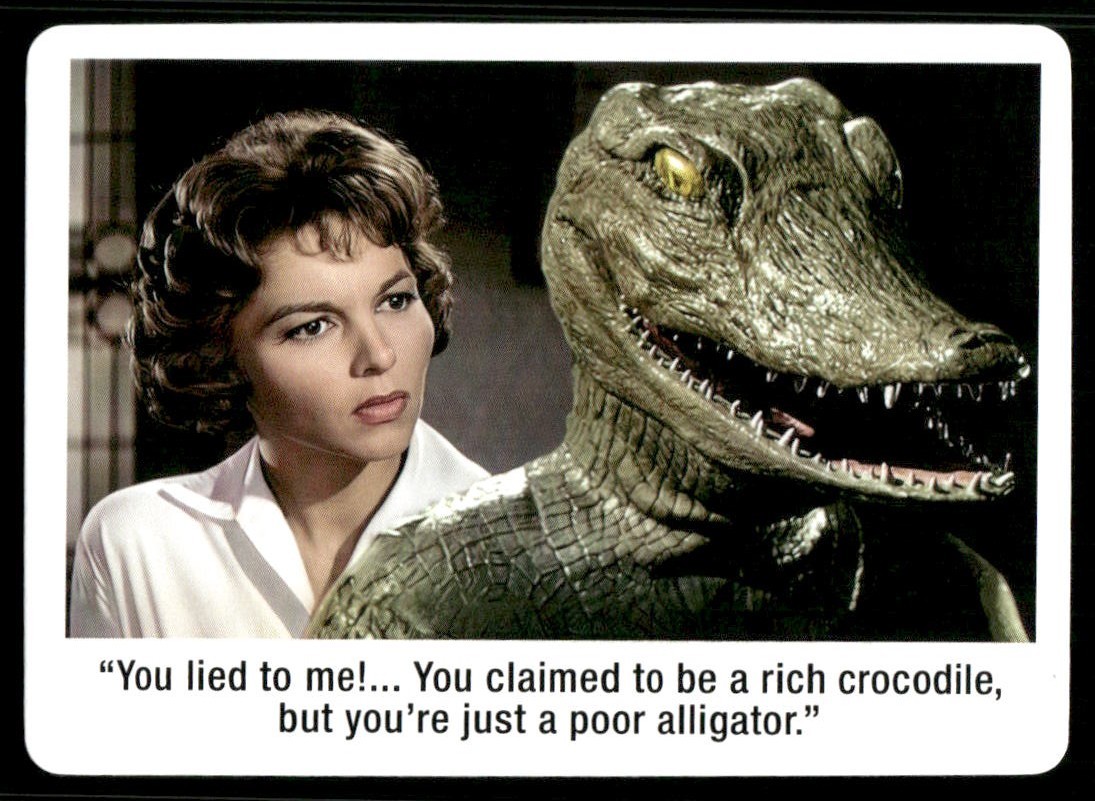 The Alligator People 2025 Monster Memes Card #47 (NM)