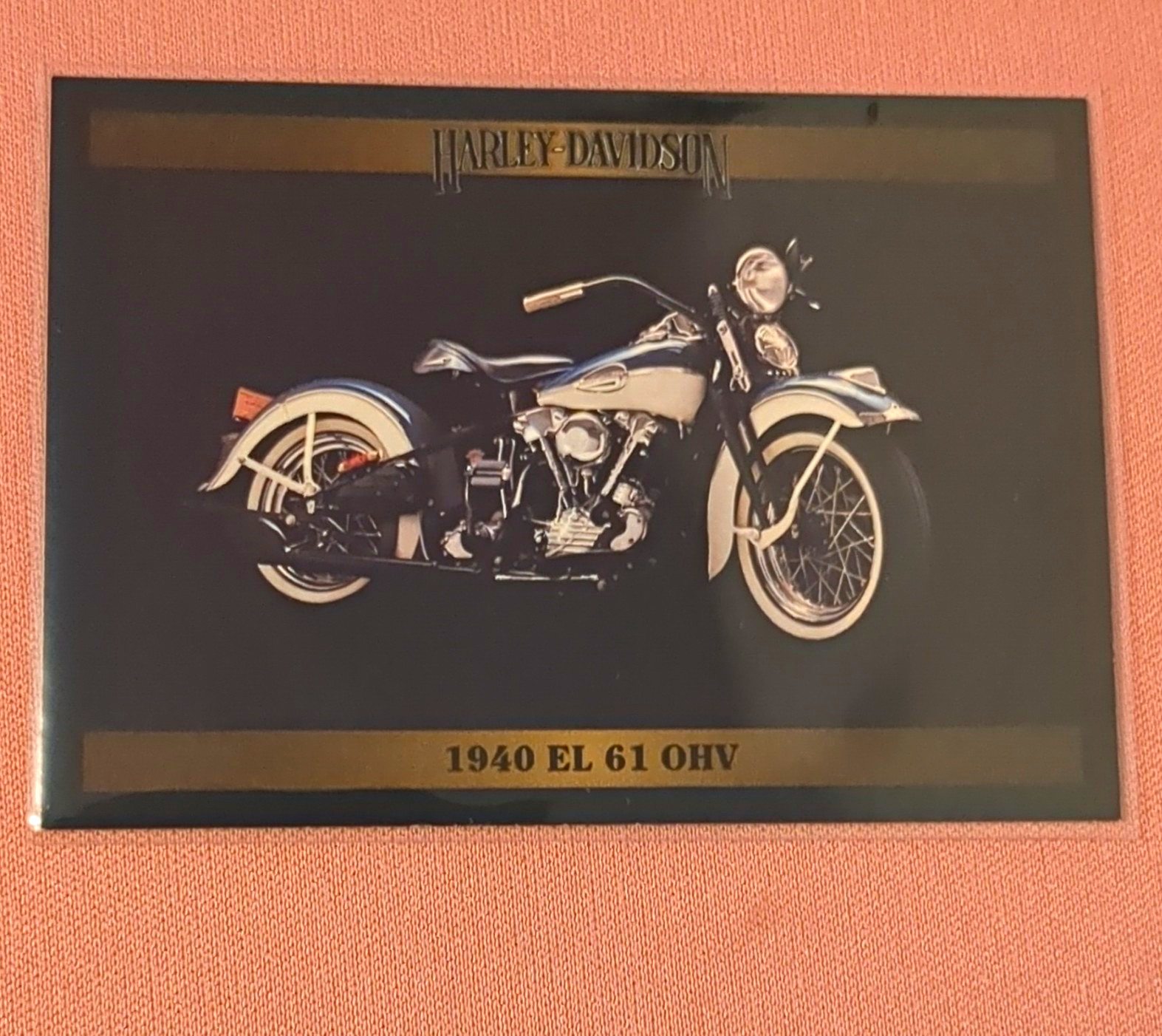 Harley-Davidson 1940 EL 61 OHV Collectible Card Series 2 #139