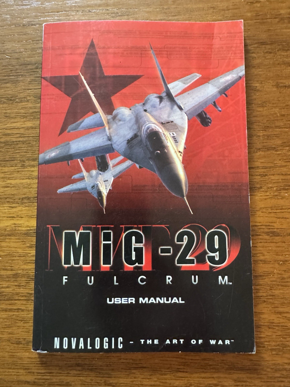 MiG-29 Fulcrum (PC, 1998) Booklet Only For Pc Game