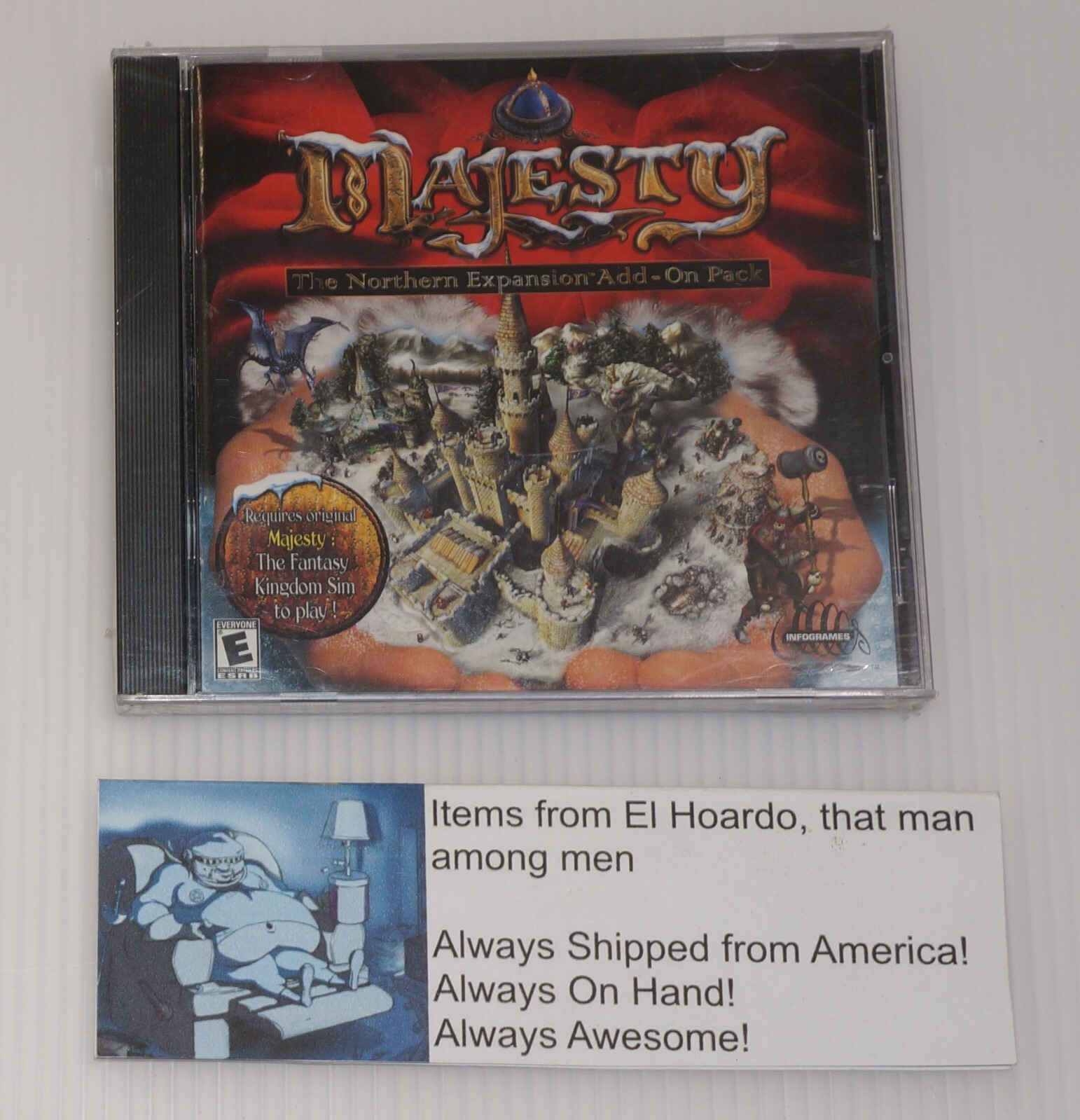 Majesty: The Northern Expansion PC CD-Rom 2001 Windows Strategy game addon NEW