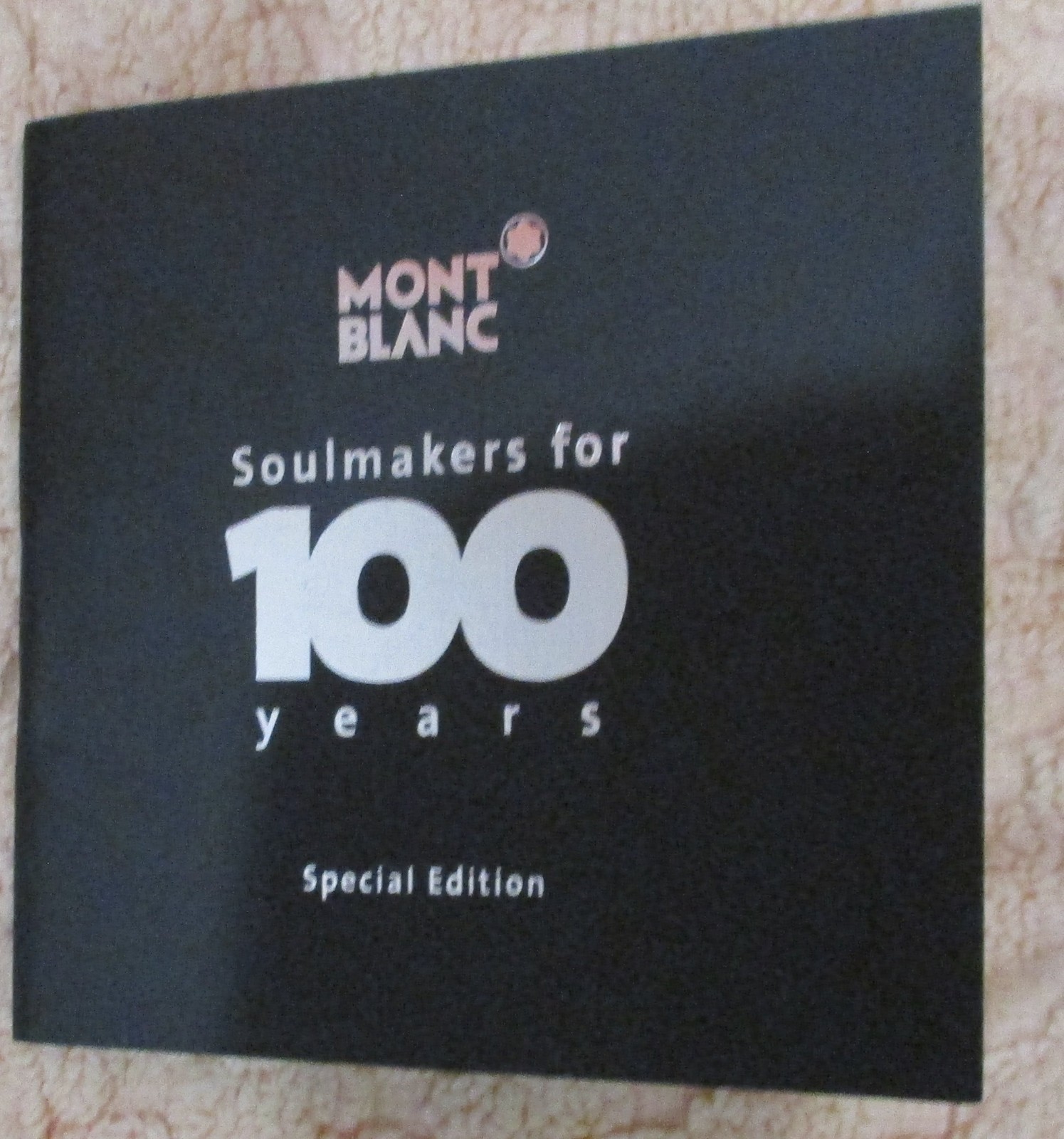 MONTBLANC Soulmakers for 100 years (Special Edition) catalog (NEW)