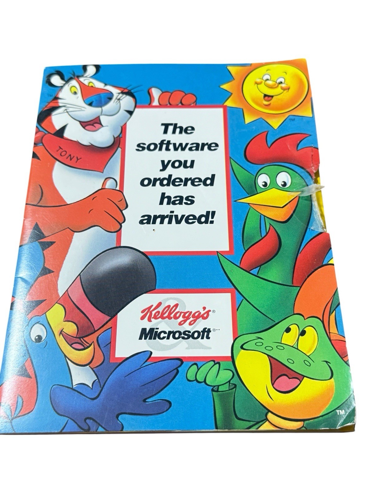 1997 Kelloggs Microsoft Oceans CD Mailer Tony Tiger Toucan Sam Promo