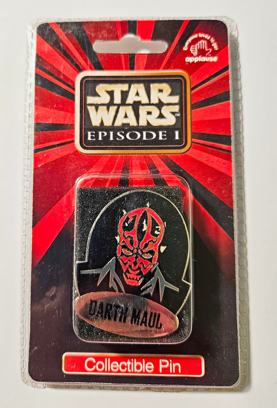 Applause Star Wars Episode I: The Phantom Menace Darth Maul Pin 1999