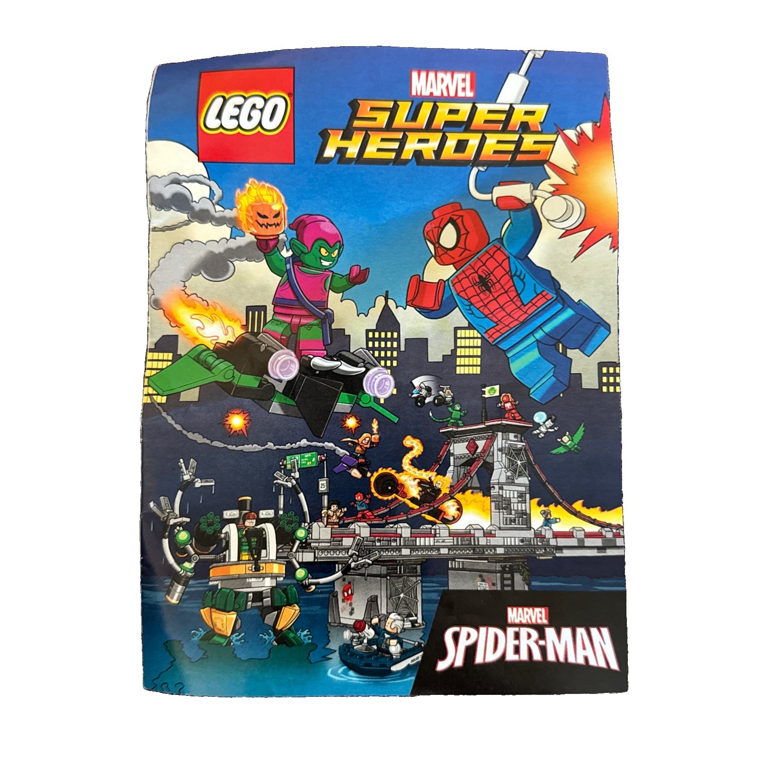 MARVEL SUPERHEROES SPIDERMAN 2016 LEGO GIVEAWAY PROMO PROMOTIONAL MINI COMIC