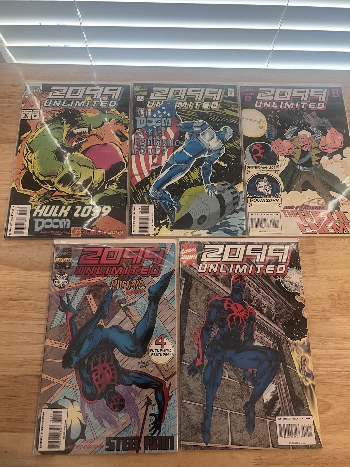 Marvel 2099 Unlimited Comic Book Series Full Run of 10 Issues VF/NM 1st Print