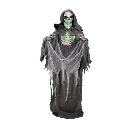 5.2 ft. LED Standing Sonic Reaper Halloween Animatronic