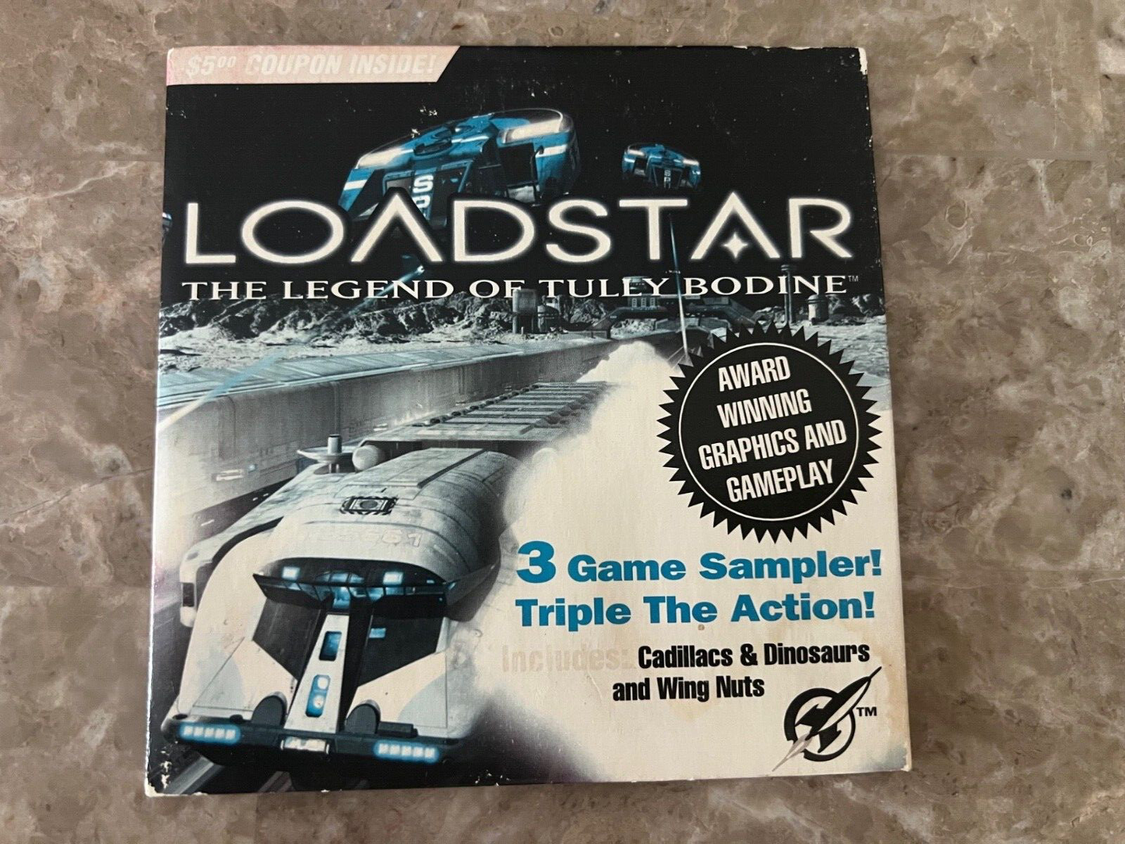 LOADSTAR: THE LEGEND OF TULLY BODINE ROCKET SCIENCE 3 GAME SAMPLER PROMO COPY PC