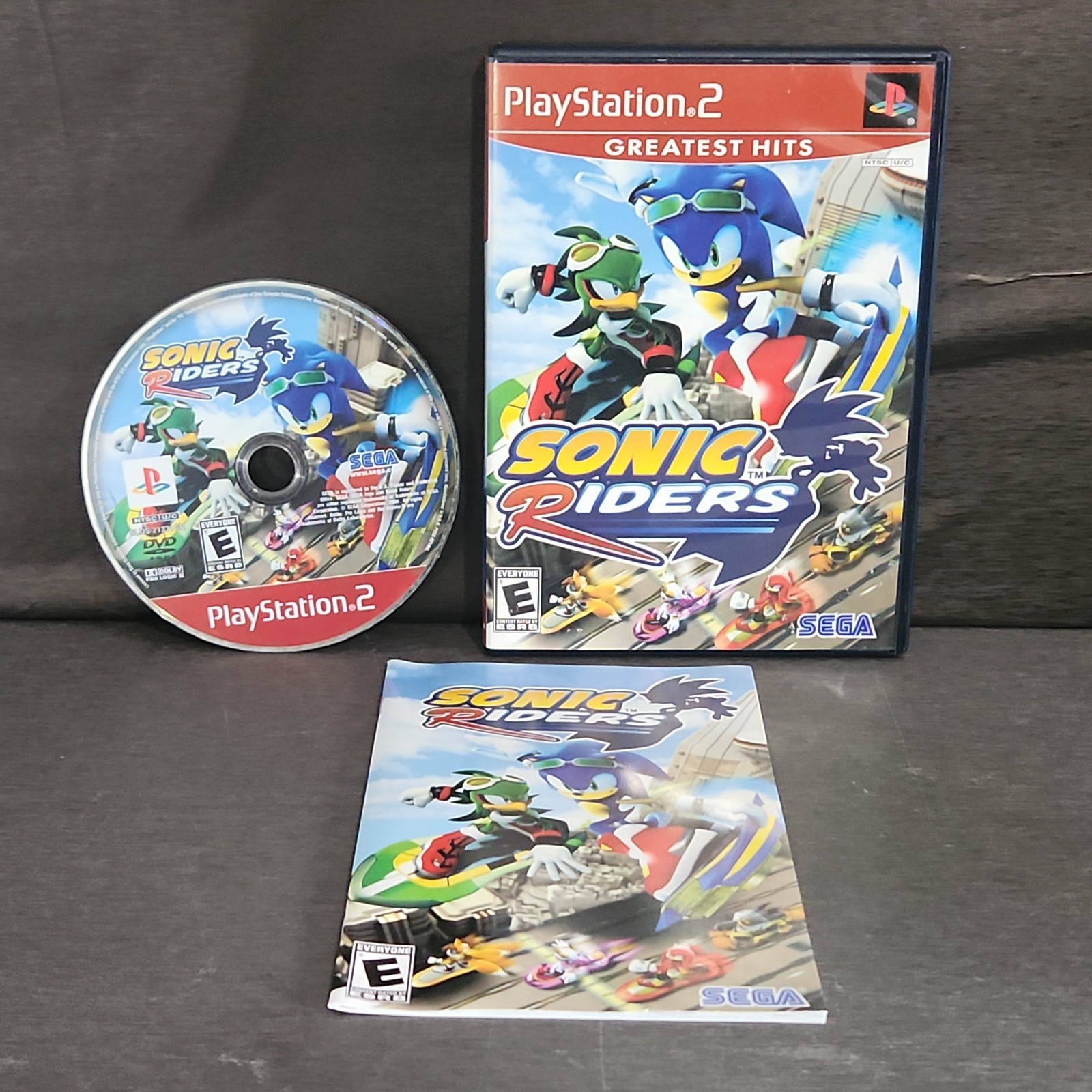 Sonic Riders PlayStation 2 PS2 Game CIB Greatest Hits
