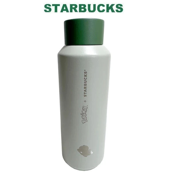 Starbucks Japan Pokemon Bulbasaur Stainless Steel Insulated Bottle 473ml