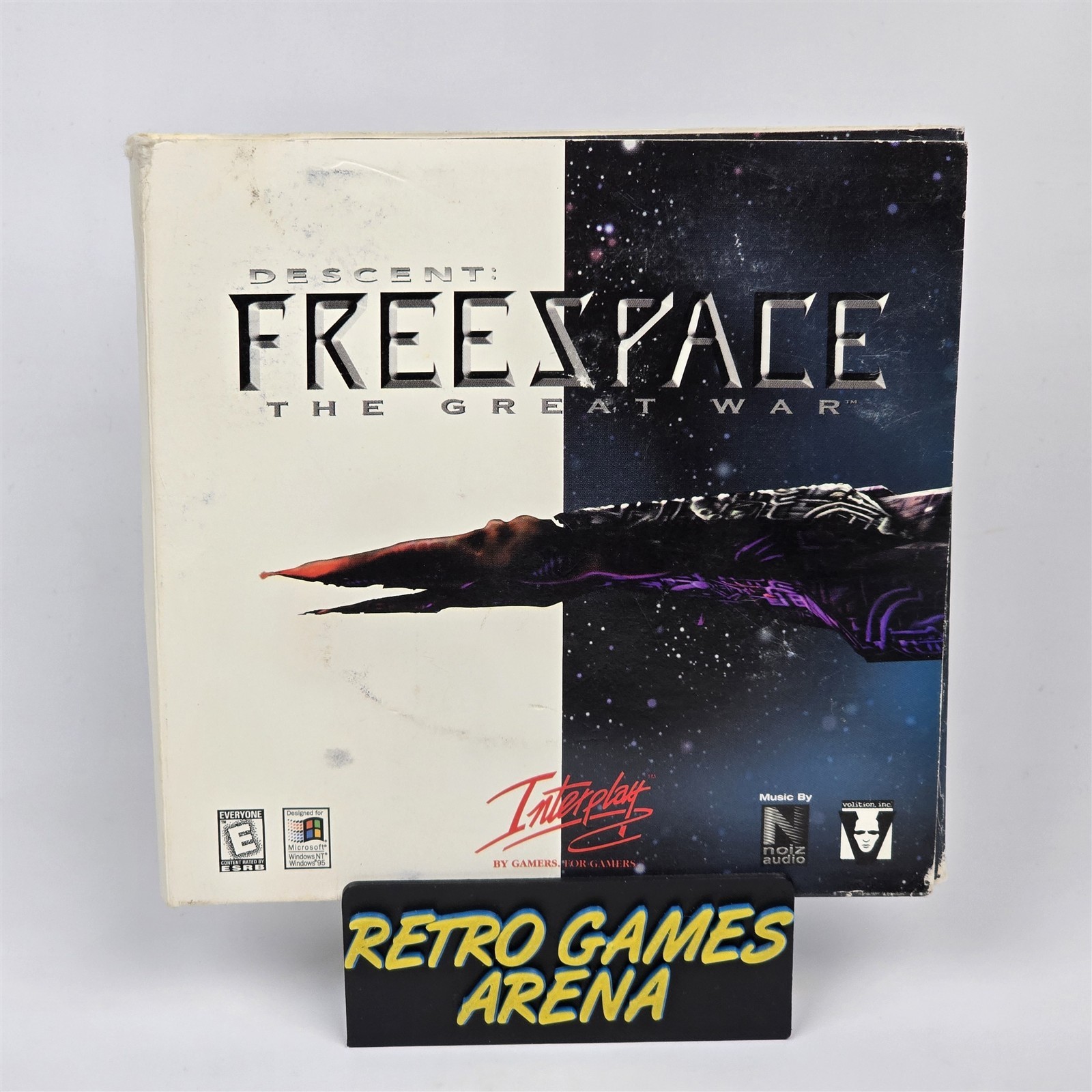 Descent: Freespace - The Great War (PC CD-ROM) Slipcover CIB COMPLETE
