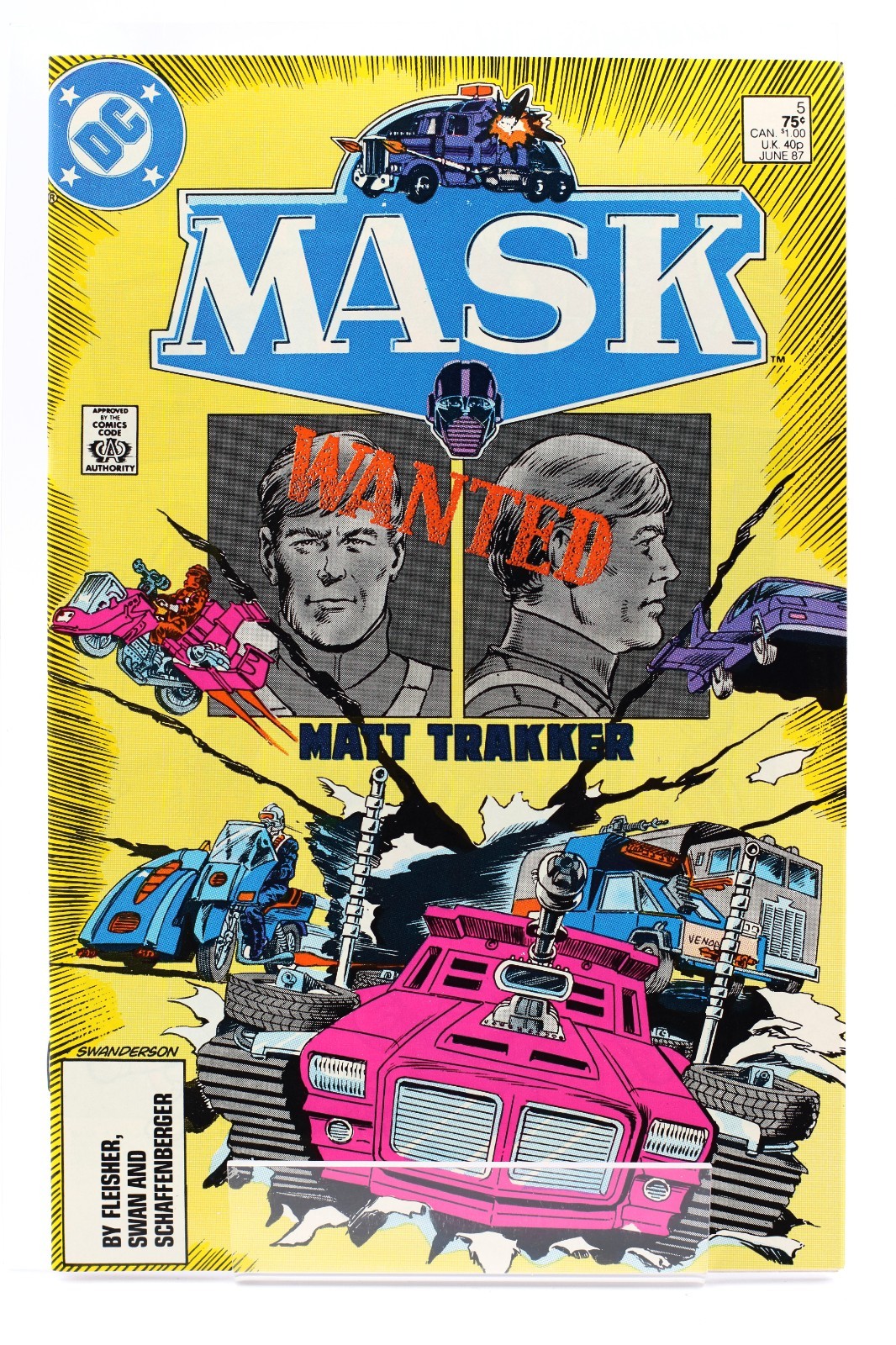 MASK #5 • [9.2] • 1987 • Curt Swan • DC MODERN • 1st Print • Ongoing Series
