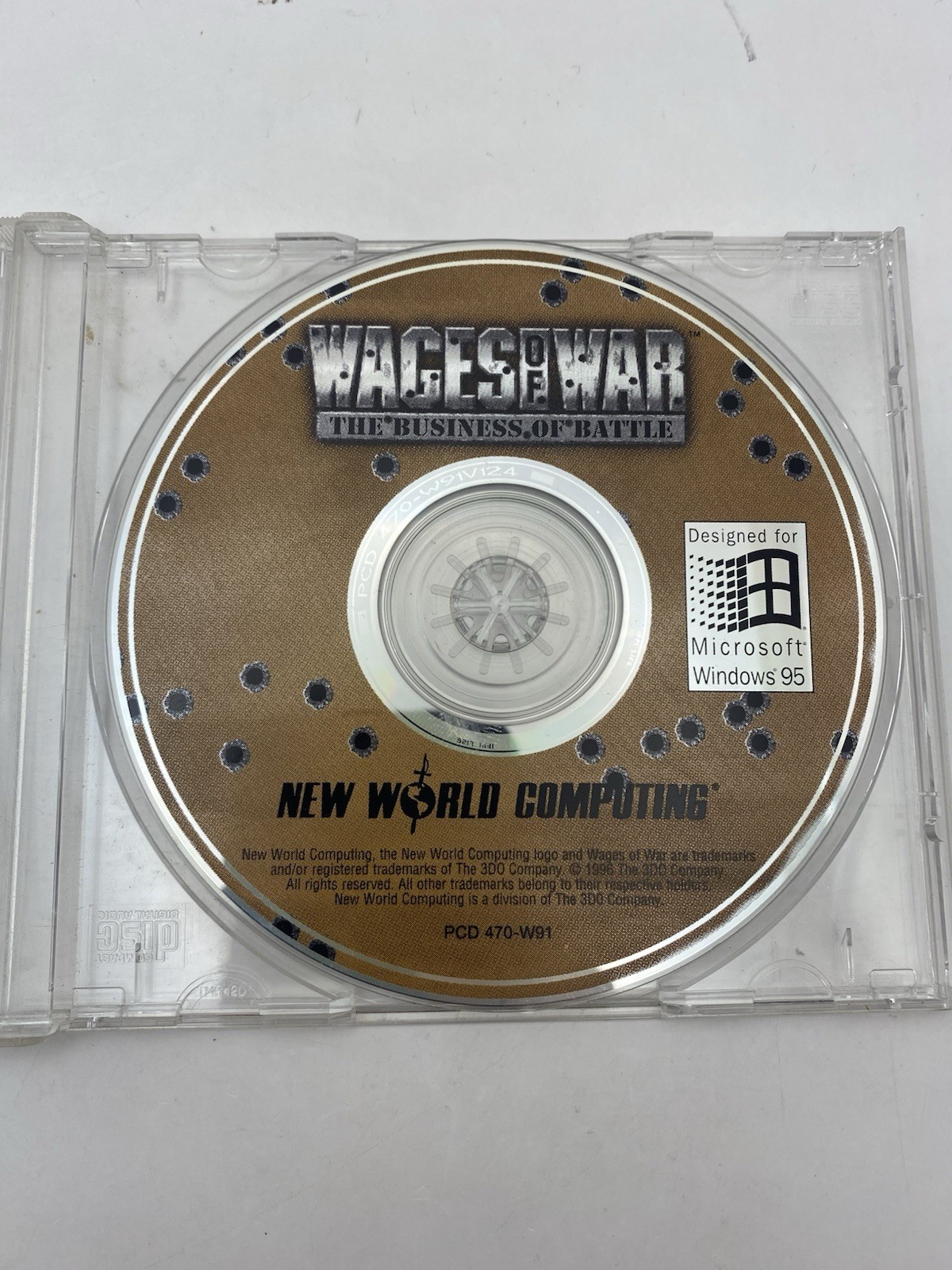 Wages Of War The Business Of Battle New World Computing Microsoft CD ROM PC