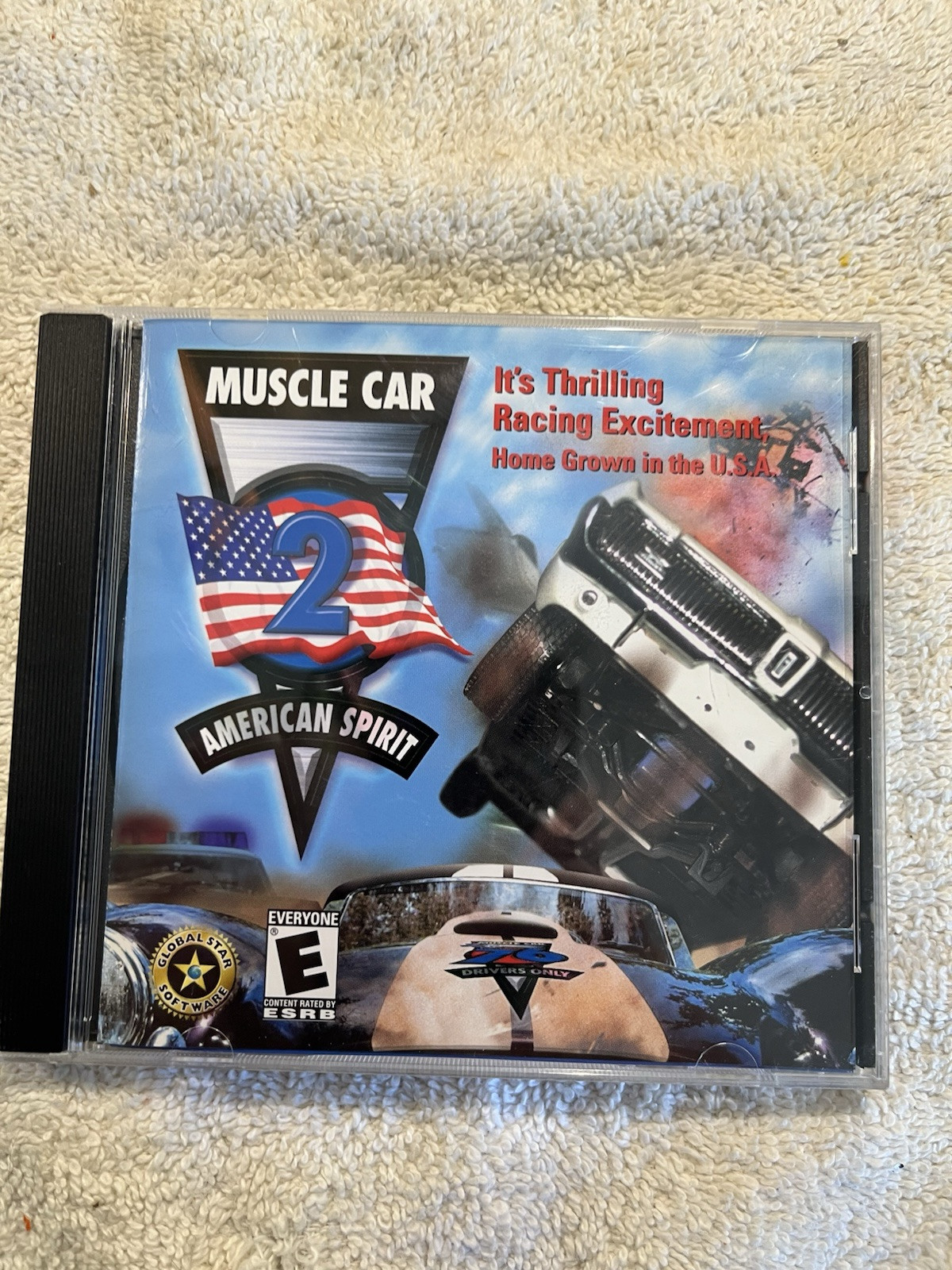Muscle Car 2: American Spirit PC CD-Rom Game WIN 98/ME/XP VG+ Disk