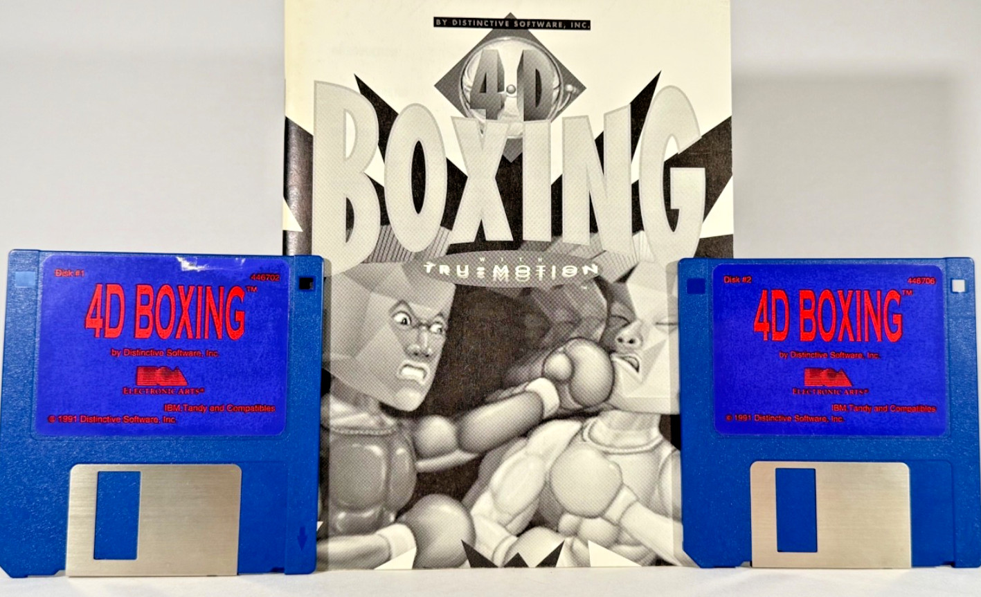 4D Boxing (1991) - PC Game- 3.5