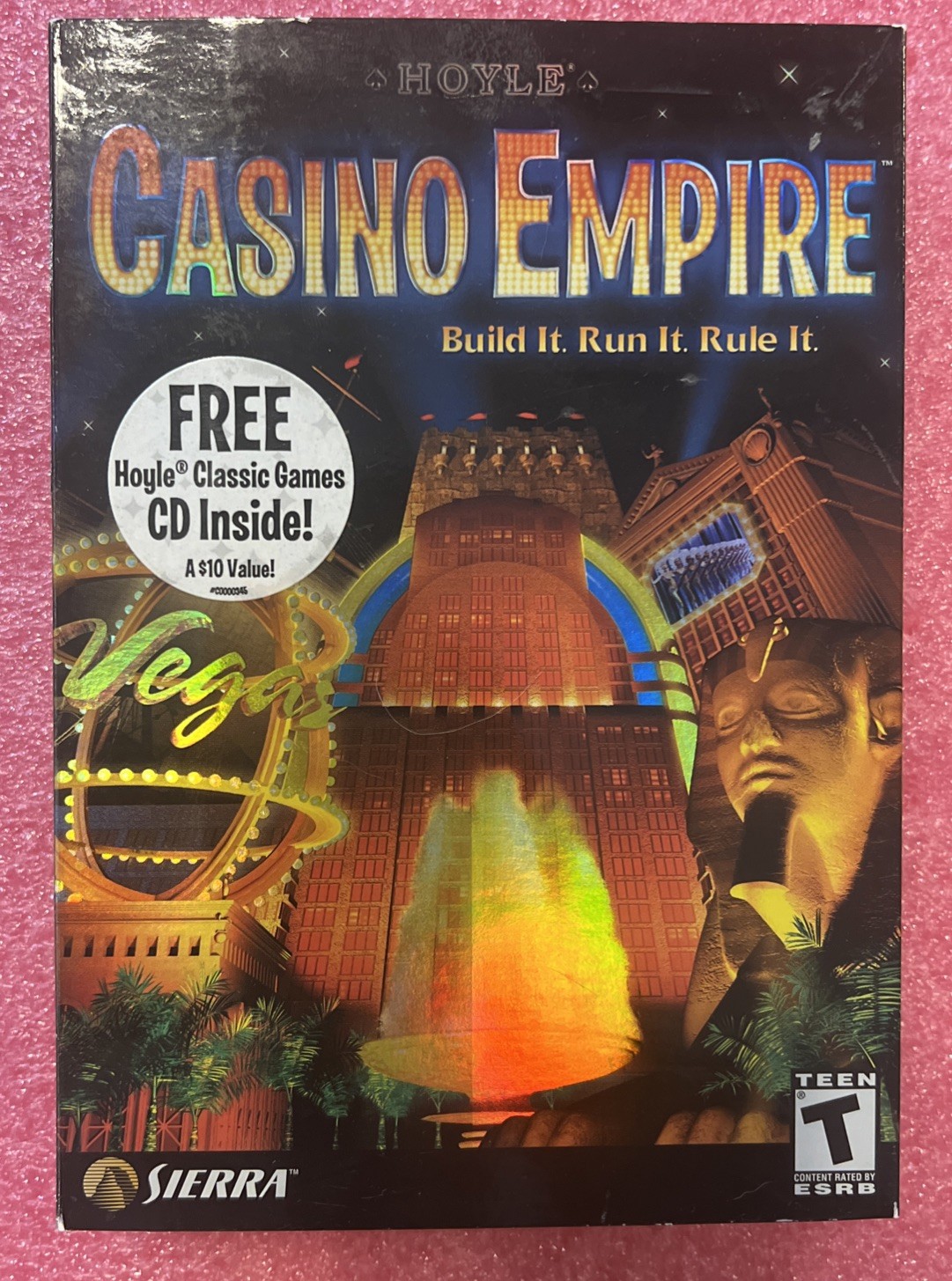 Sierra Hoyle Casino Empire Game For Windows 98 2000 Me XP Sierra 2002