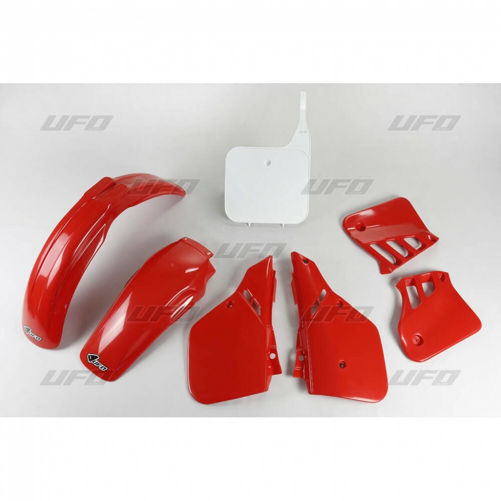 Plastic Fairing Set UFO Plast Honda CR 125 1987 - 1988 HO KIT099 999W