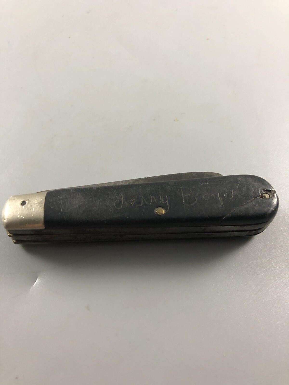 Vintage Camillus Electrician's Folding Pocket Knife USA New York Jerry Boyer S63